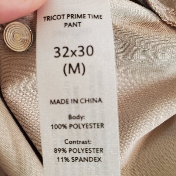 NWT HIND SZ 32x30 Tricot Prime Time Tan Golf Active Stretch Pants UPF - Picture 6 of 8